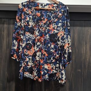 Floral Print Women's Top